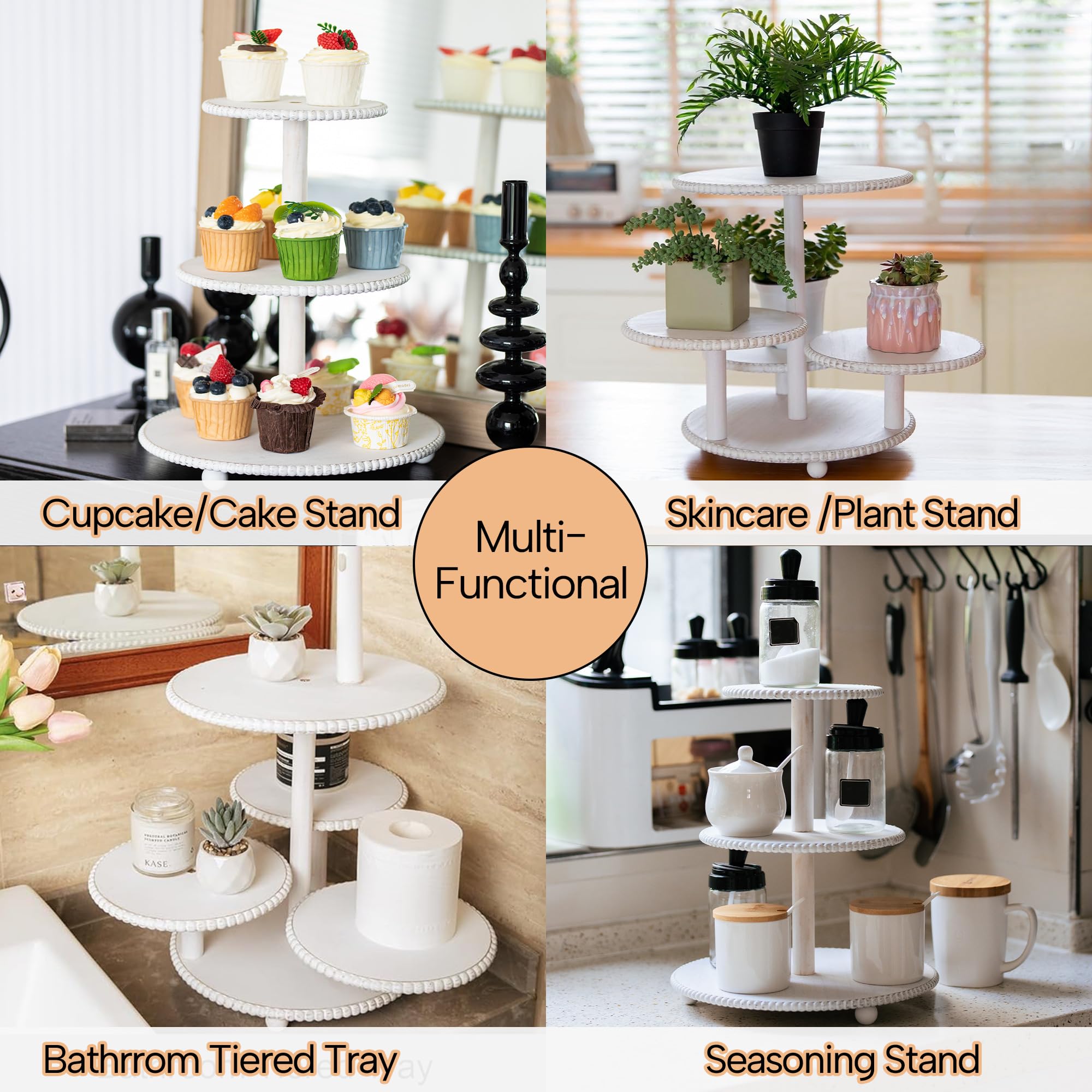 Juego de 2 soportes para cupcakes