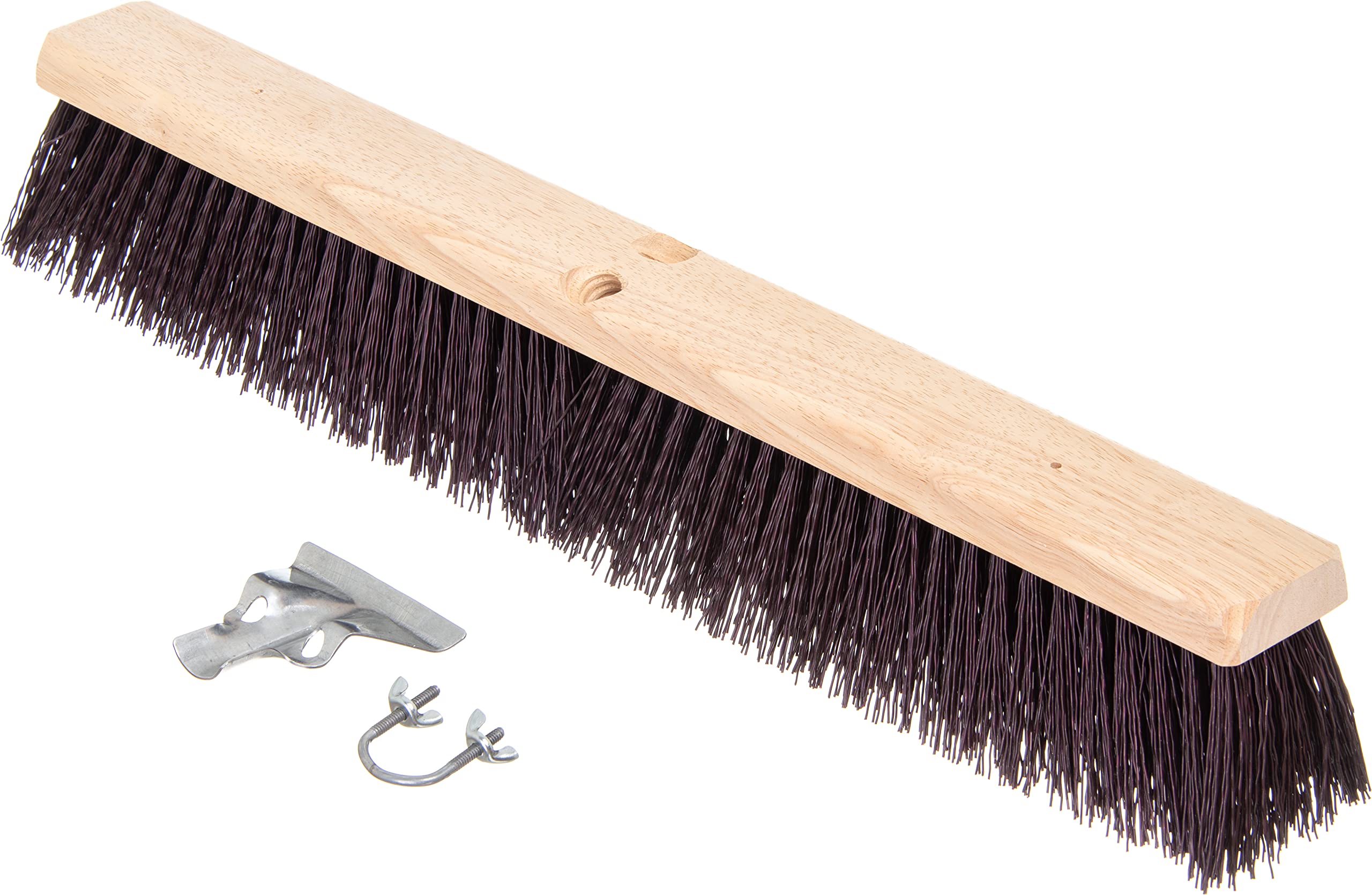 Carlisle 3621932400 flo-pac Hardwood Block ondulato sweep, setole in polipropilene, 61 cm Block size, 3 – 1/10,2 cm Bristle Trim, marrone