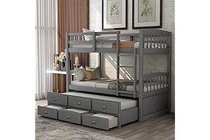 Twin Bunk Bed with Storage: A Space-Saving Oasis for Kids and Teens