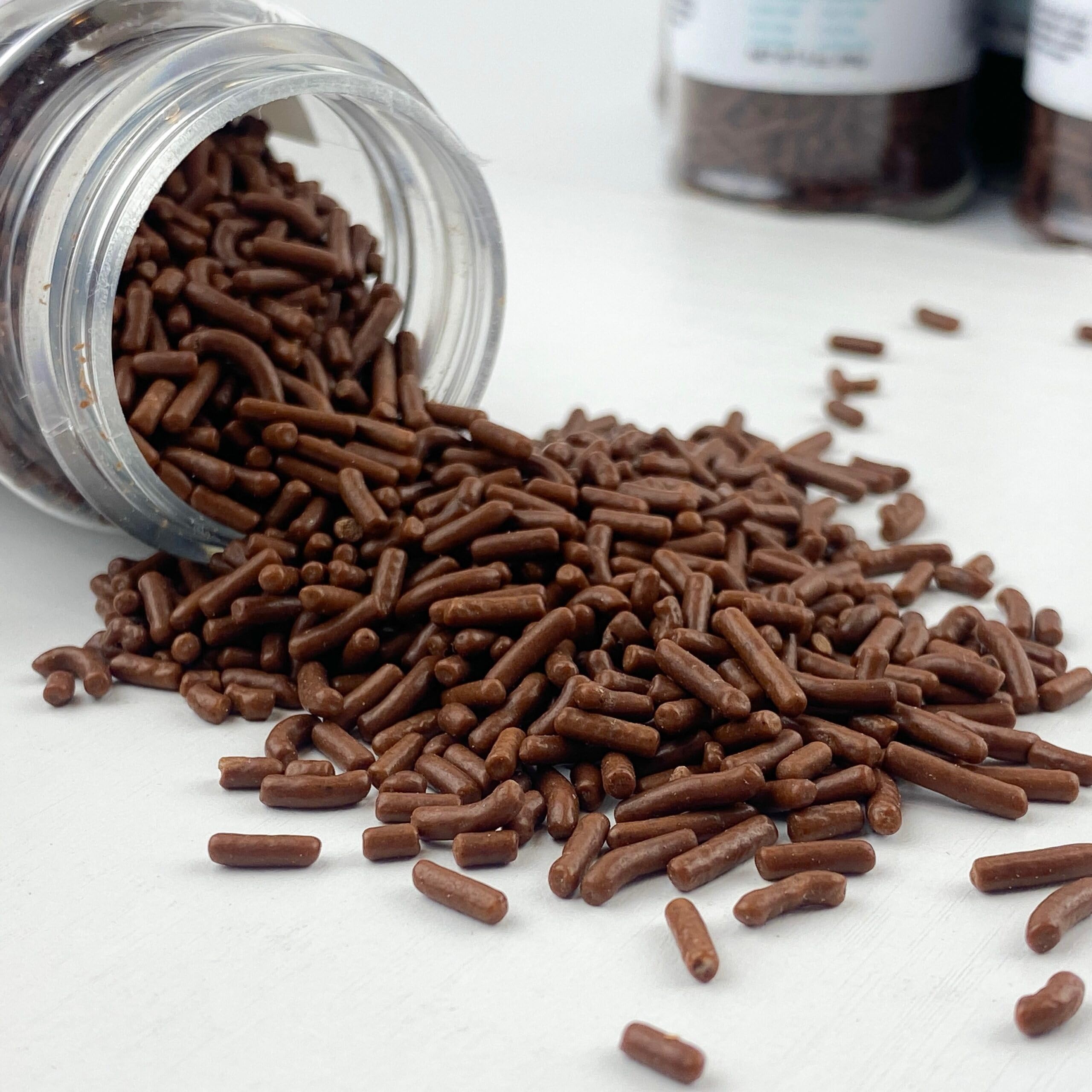 Mavalerio Mil Cores, Vermicelli Cacao Flavored Hard Sprinkles 1000G Bakery Cake& Ice Cream Decoration 1Kg Bag