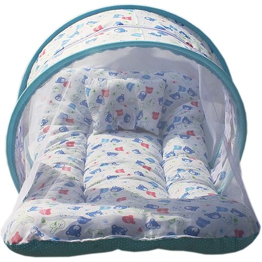 Nagar International Baby Cot Bedding Set - Mt-01 Blue