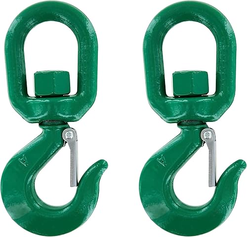 US Cargo Control Gancho de elevación de ojo giratorio - 3 toneladas - Paquete de 2