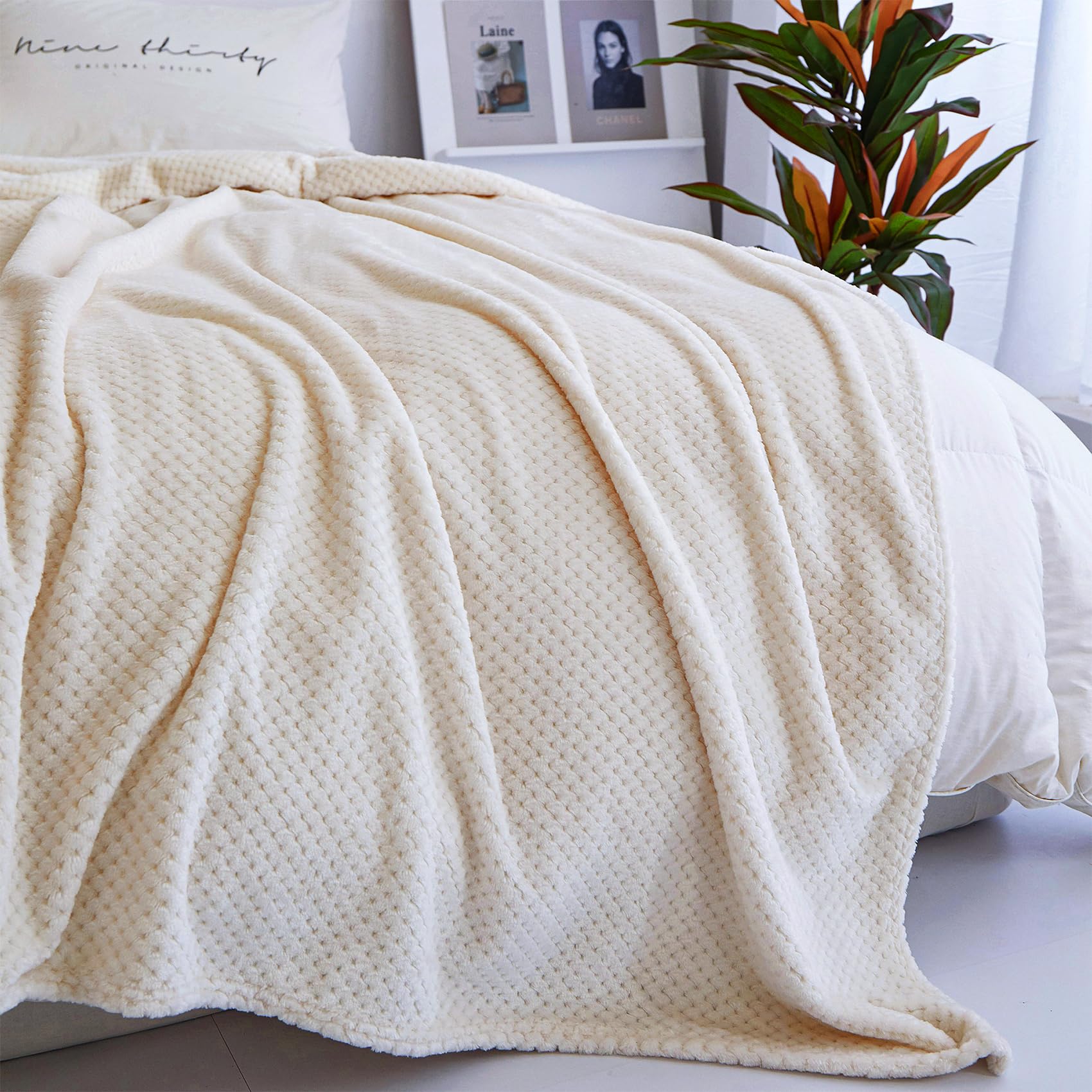 Coperta In Pile 150x200 Cm - Morbida E Leggera, Per Divano, Letto E Viaggi, Peso 900g - Foto 7