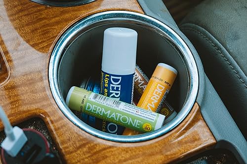 Miniatura 10 de Dermatone Bálsamo labial SPF 30  Hidratante  Formulado para calmar y reponer los labios agrietados y agrietados (bálsamo labial Mango, 0.15 onzas,