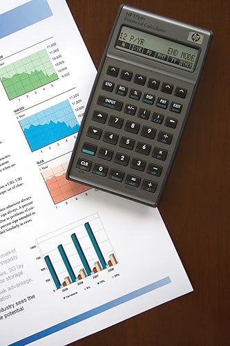 Miniatura 3 de HP 17BII Calculadora financiera color plateado