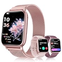 SLOKSFil Smartwatch Donna con Chiamate Bluetooth, 1.83" Fitness Orologio Smartwatch