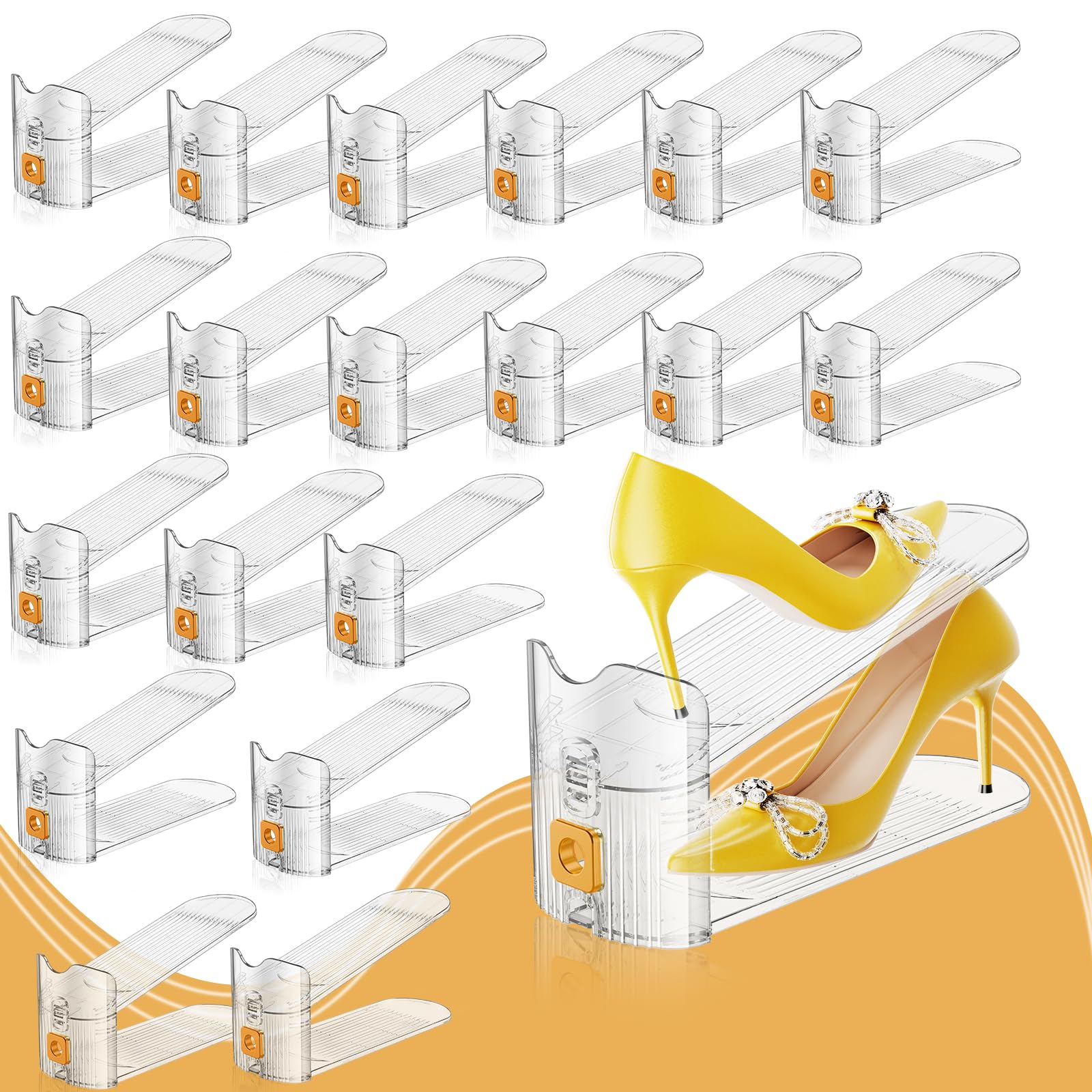 Photo 1 of FENRUNXU Shoe Slots Organizer 30 Pack