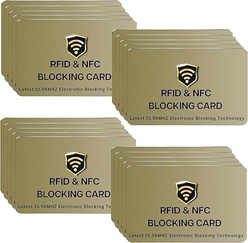 Miniatura 16 de SaiTech IT Tarjeta de bloqueo RFID, una tarjeta protege todo el monedero, NFC sin contacto, protector de tarjeta de crédito bancario sin contacto