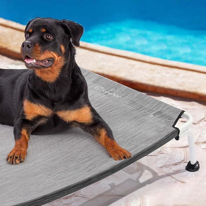 Cama Elevada para Perro Grande Refrescante Impermeable Lavab miniatura 6
