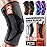 DR. BRACE ELITE Knee Brace with Size Stabilizer (2 Pack) Knee Brace for Women & Men, Workout, Sports, Daily Knee Compression Sleeve for Maximum Knee Pain Support & Fast Recovery (Pluto, Large)