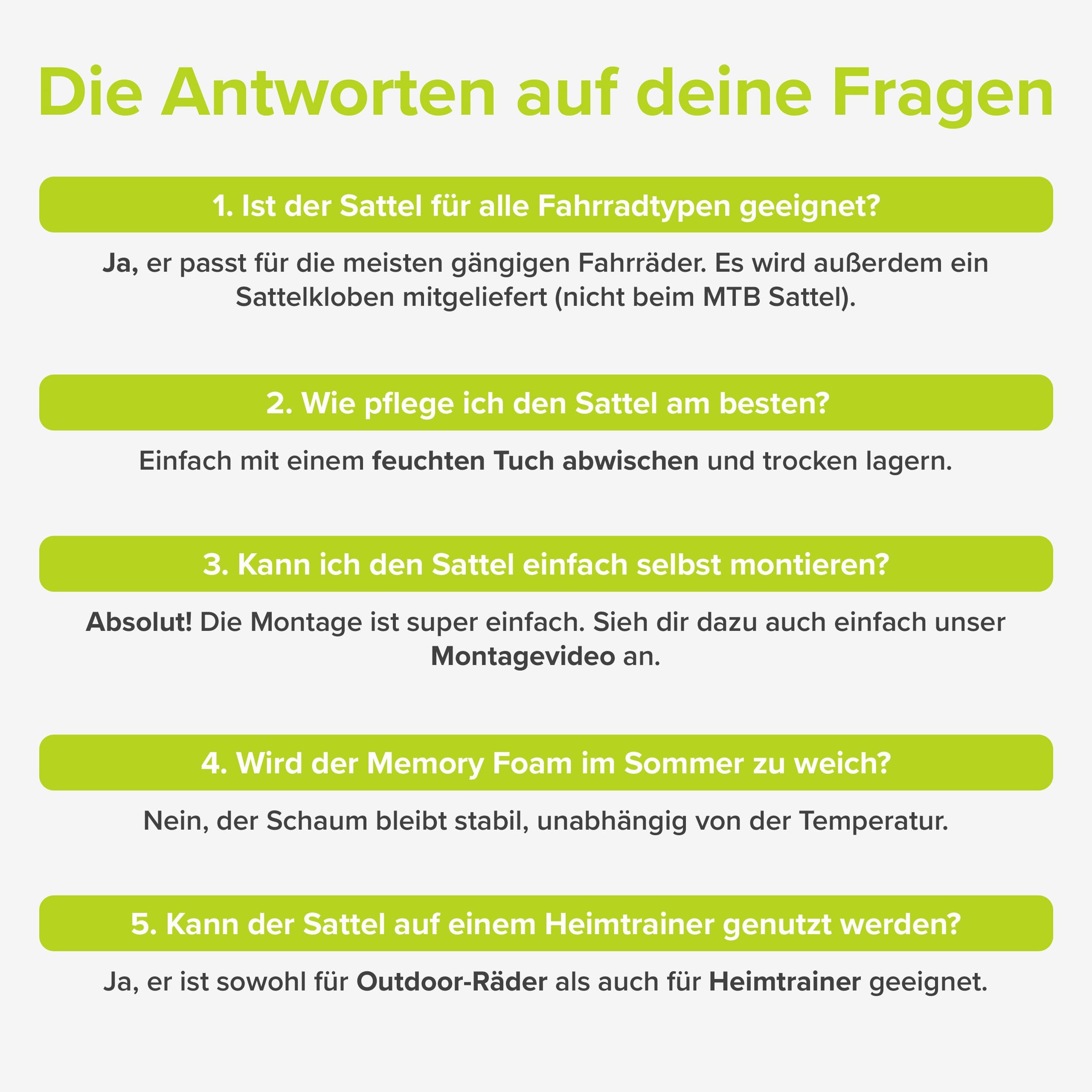 VELMIA Fahrradsattel maximaler Fahrkomfort Dank ergonomischen [3-Zonen-Konzept] und ShockAbsorb Federung I fahrradsattel Herren und fahrradsattel Damen, Fahrrad, Gravel Bike, MTB, e Mountainbike