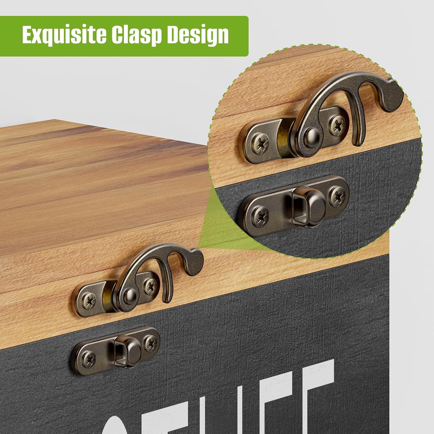 Wood Tampon Holder Box with Lid, Feminine Product Organizer, Girl Stuff Box for Bathroom & Vanity Counter, Tampon Storage, Bathroom Period Products, Toilet Organizer, Ideal Gift for Girl