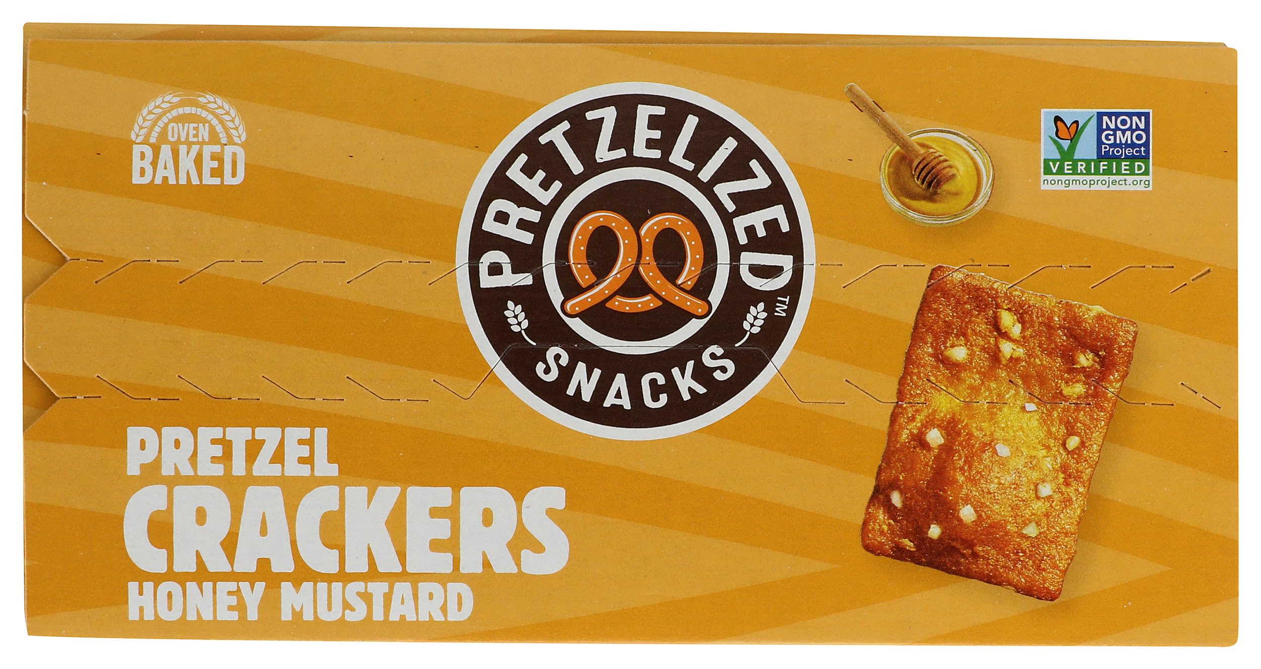 Pretzelized, Honey Mustard Pretzel Crackers, 6.5 Ounce thumbnail 3