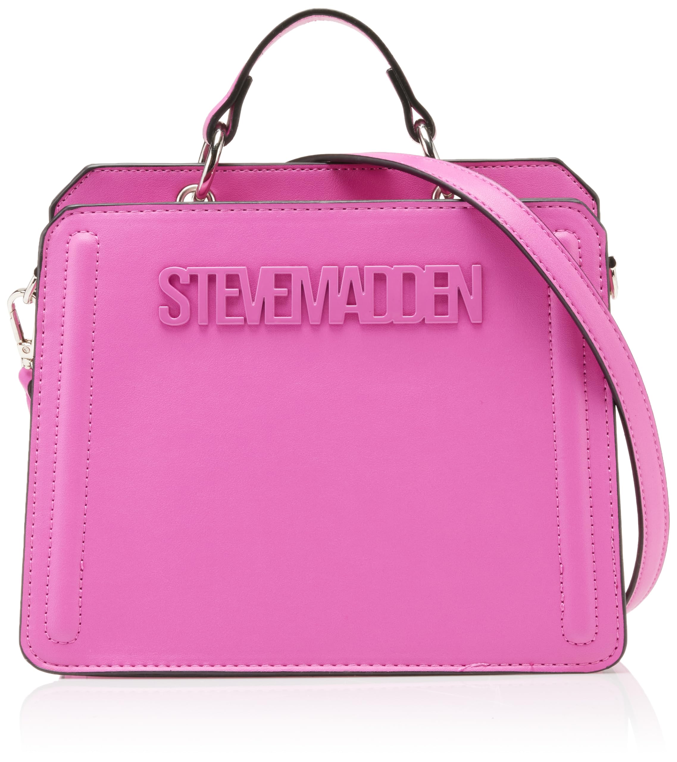 Steve Madden Women's Steve Madden Bevelyn Convertible Crossbody Bag: One Size Hyper Pink