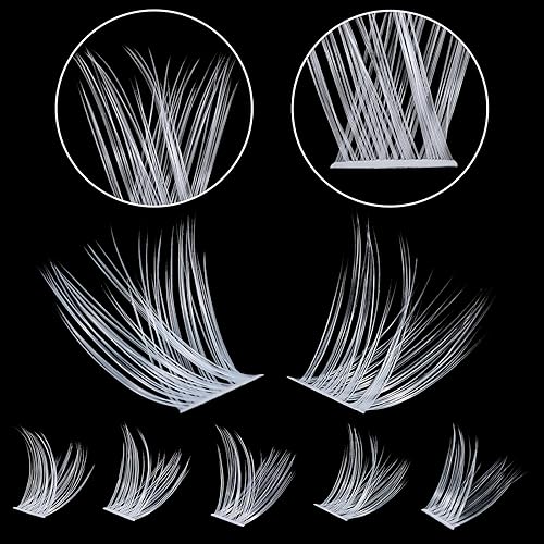 Miniatura 4 de outopen 140 extensiones de pestañas postizas de aspecto natural, rizo D, pestañas de ojo de gato, individuales, extensiones de pestañas para colocar