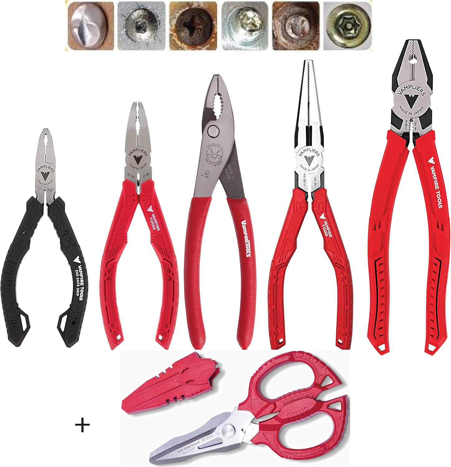 Tech Deals 🔥 VamPLIERS! World's Best Pliers Set, Screw Extraction Pliers Makes the Best Gift BEST PLIERS EVER for Damage/Rusted/ (S6AGS-6-PC) Best Deal VamPLIERS! World's Best Pliers Set, Screw Extraction Pliers Makes the Best Gift BEST PLIERS EVER for Damage/Rusted/ (S6AGS-6-PC)