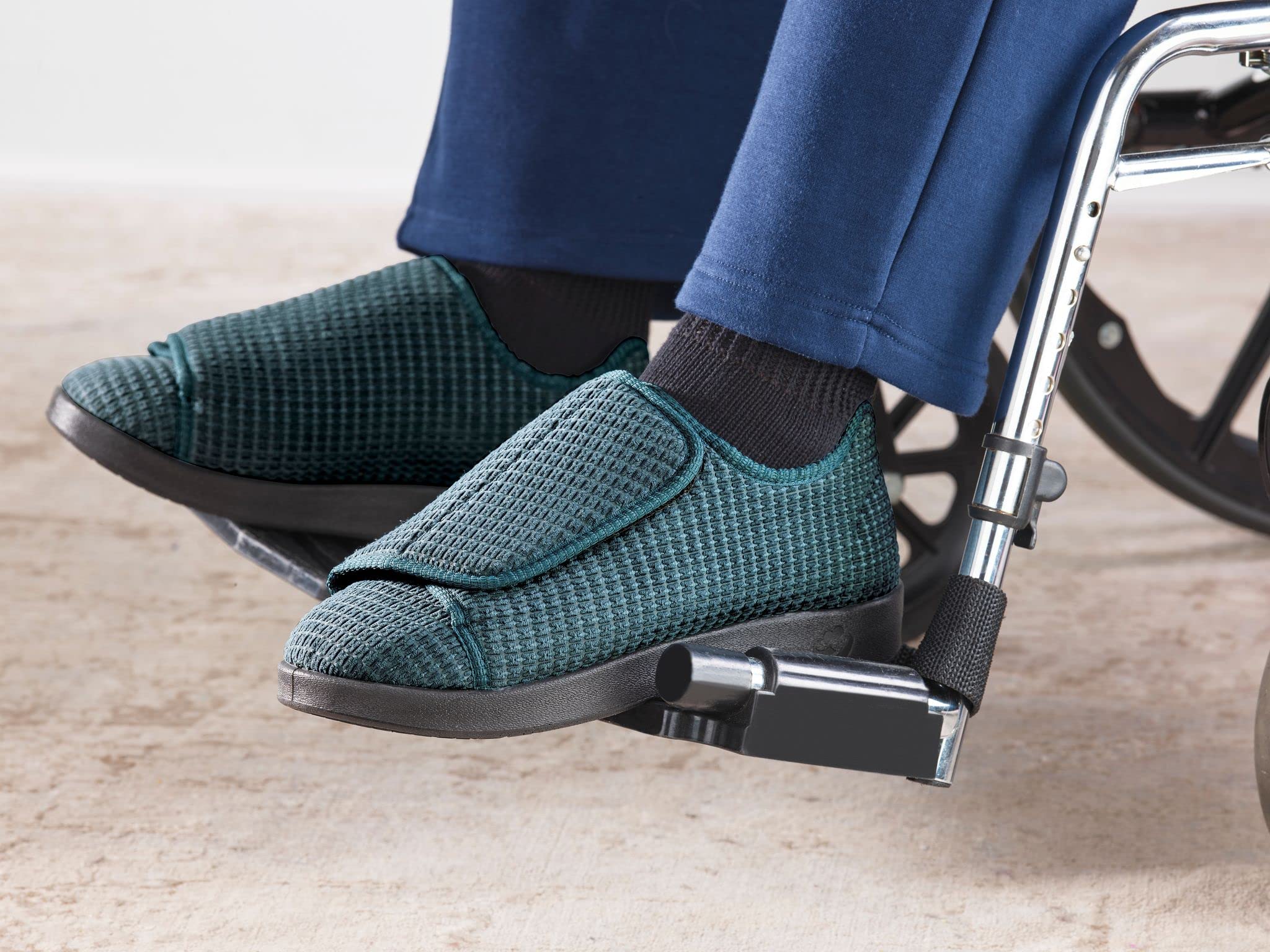 Buy Men’s DoubleExtra Wide SlipResistant Slippers for Seniors Online