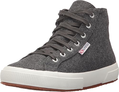 Tênis feminino Superga 2795 de lã polida de cano alto moderno |  Amazon.com.br