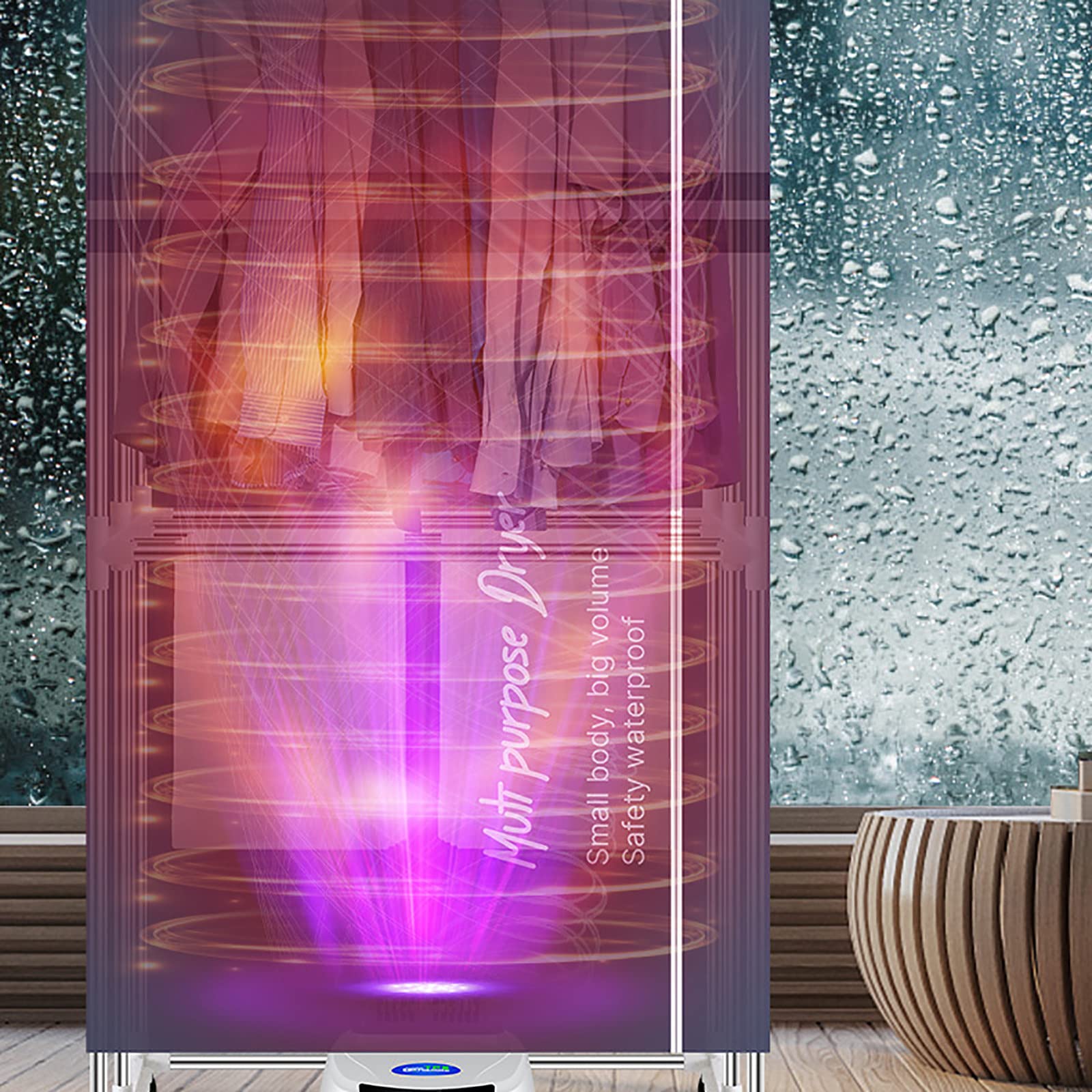 Amazon｜折りたたみ式衣類乾燥機、5ボタン室内衣類乾燥機