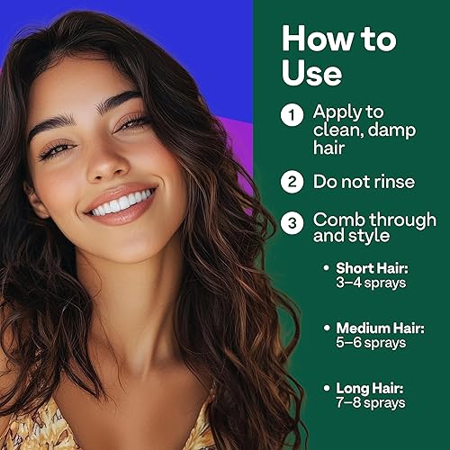 Miniatura 10 de ColorProof Baobab Spray de tratamiento capilar de 6.7 onzas líquidas, spray de recuperación de cabello, Baobab Fruit Spray para cabello dañado y