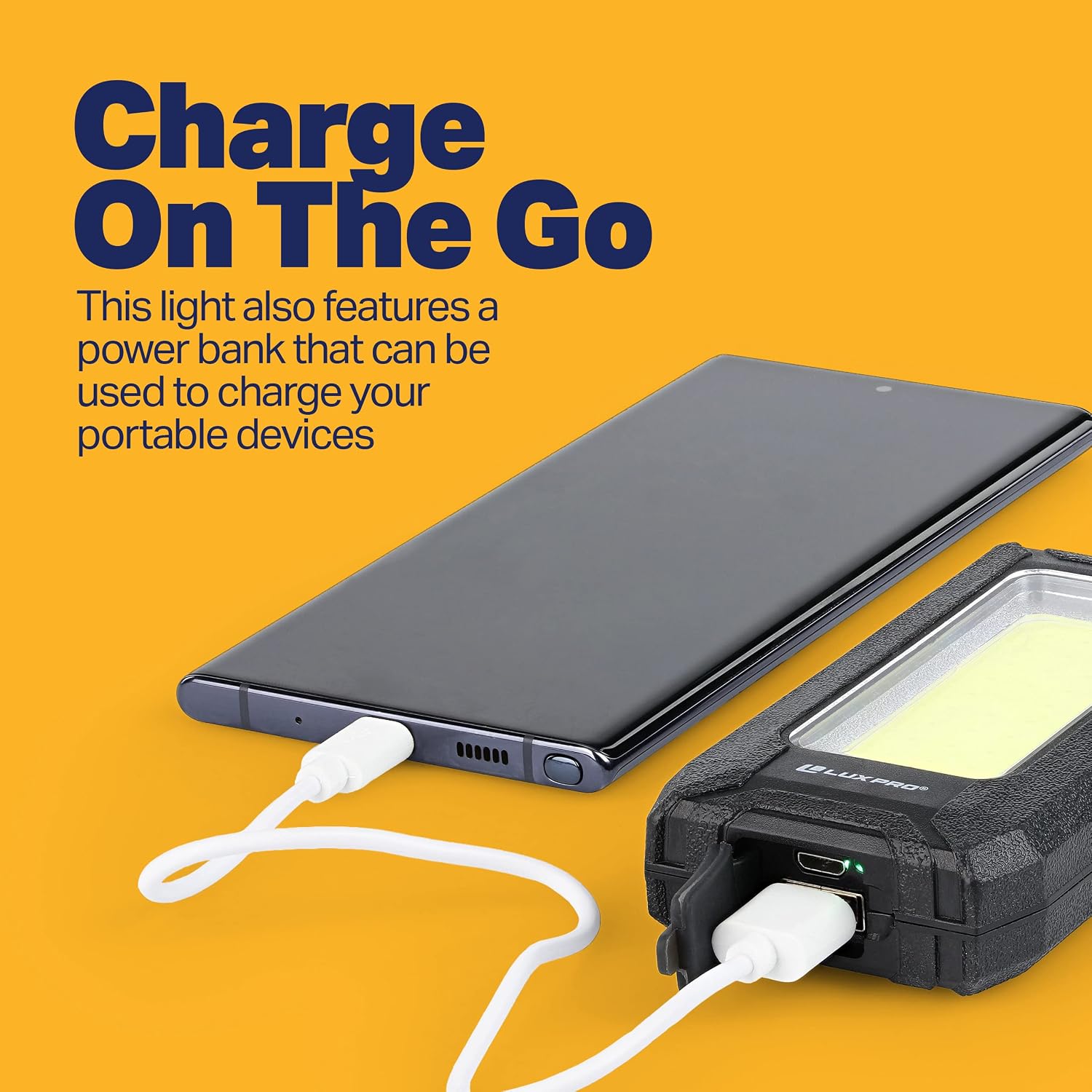 LUXPRO LP385 charging another device