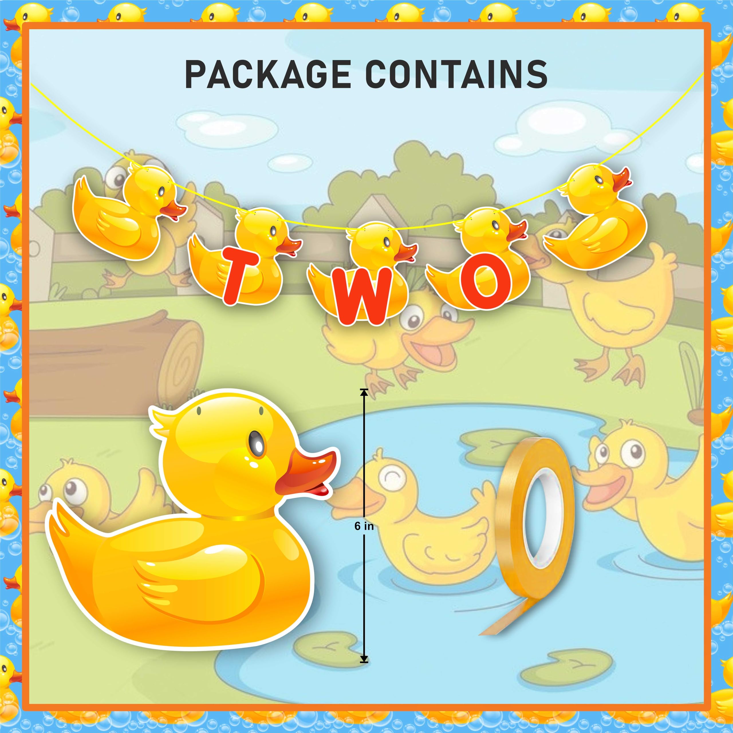 Seyal® Cartoon Duck Two Banner, Seyal Cartoon Duck Two Banner, Small - Image 2