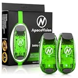LED Safety Light (2 Pack) - Clip On Strobe/Running Lights for Runners, Dog, Bike, Walking, Boat, Kayak, Stroller and More - High Visibility Accessories for Your Reflective Gear, Bicycle
