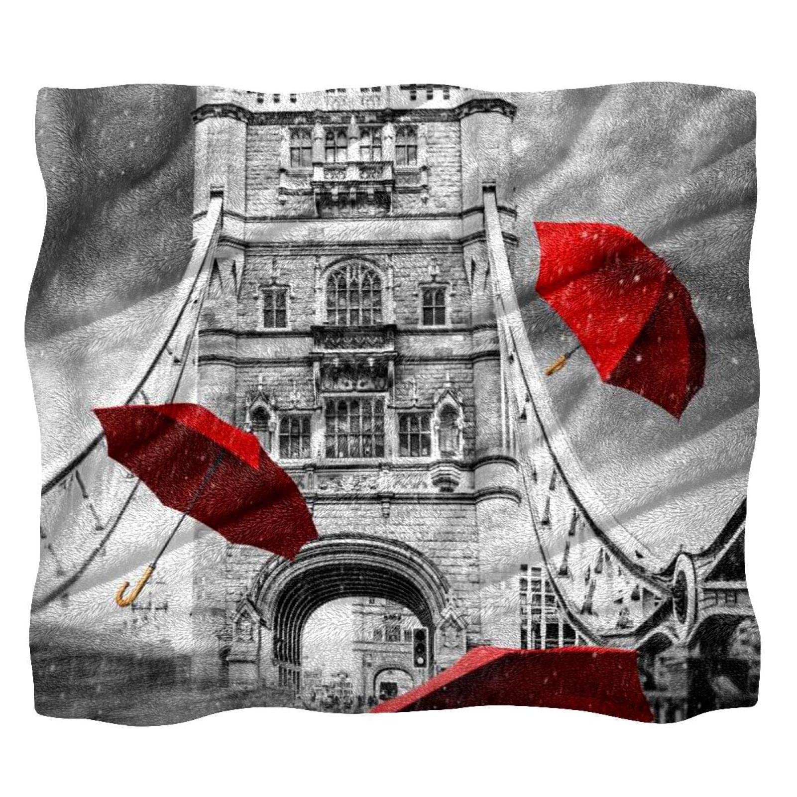 Couverture de lit moelleuse Tower Bridge pour réchauffer les soirées des enfants