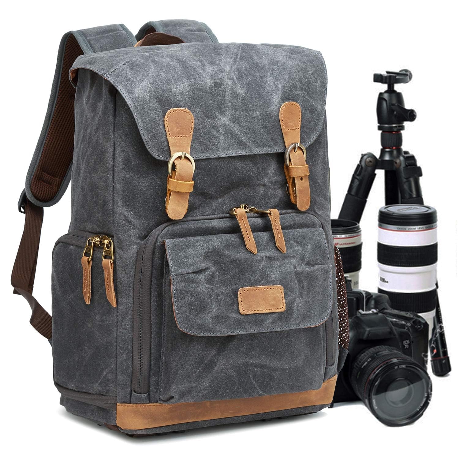 Sac à Dos pour Appareils Photo Reflex Imperméable UBAYMAX Sacoche Imperméable Sac DSLR Anti-Choc 15,6 Pouces Sac pour Ordinateur Portable Sac de Voyage Caméra pour Canon Nikon Sony Olympus