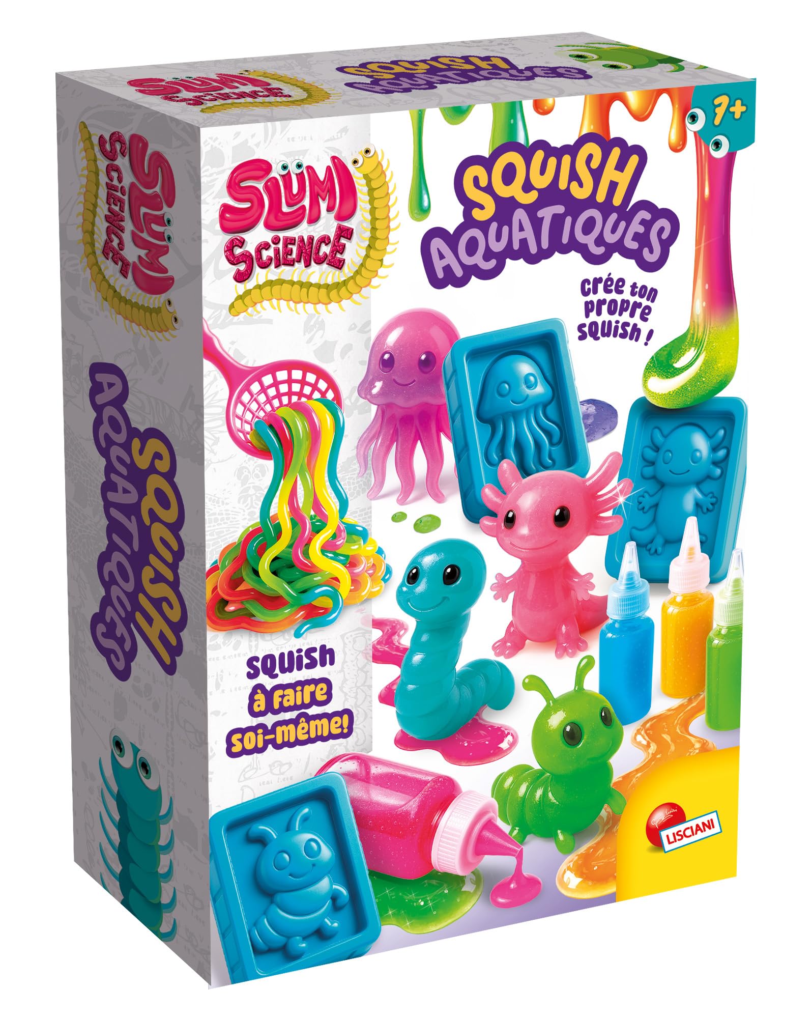 Kit création squishy enfant Lisciani Slumi Science pour fabriquer des créatures marines