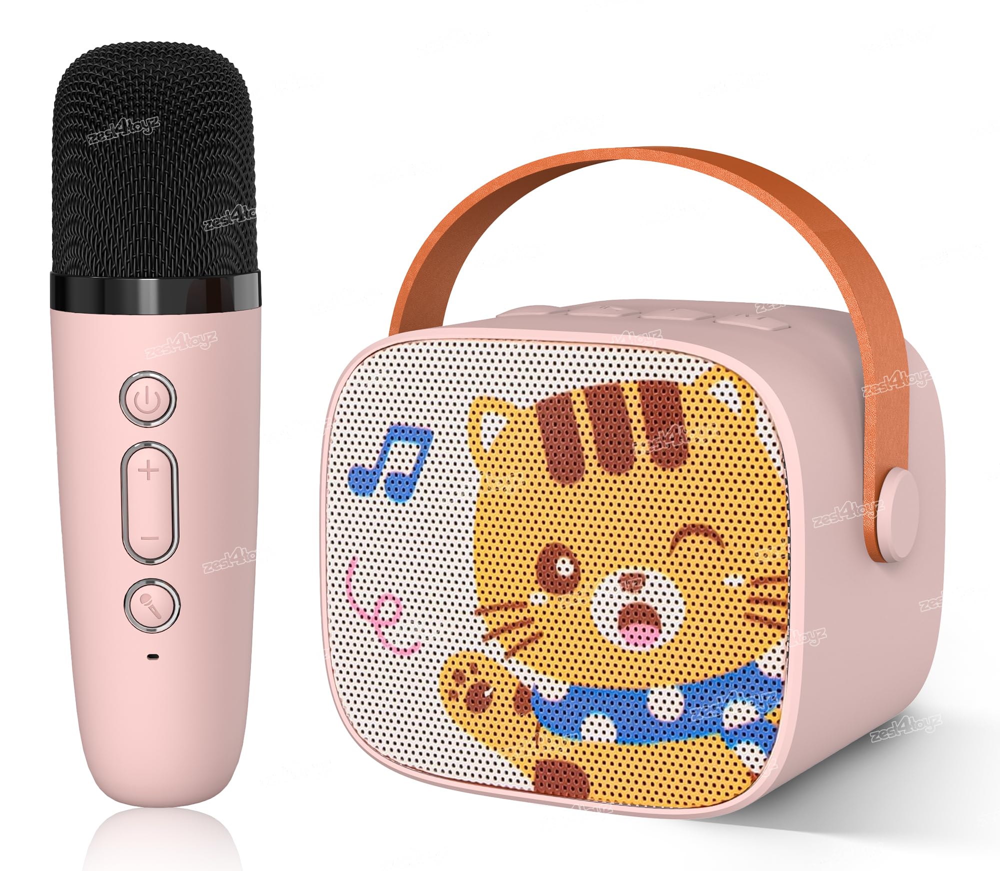Zest 4 Toyz Kids Speaker Karaoke Machine with Handheld Mics,Learning Toy with Voice Recording, Bluetooth and USB, Birthday Gift (Pack of 1) Pink (B0CKNG8MD7) Amazon Price History, Amazon Price Tracker