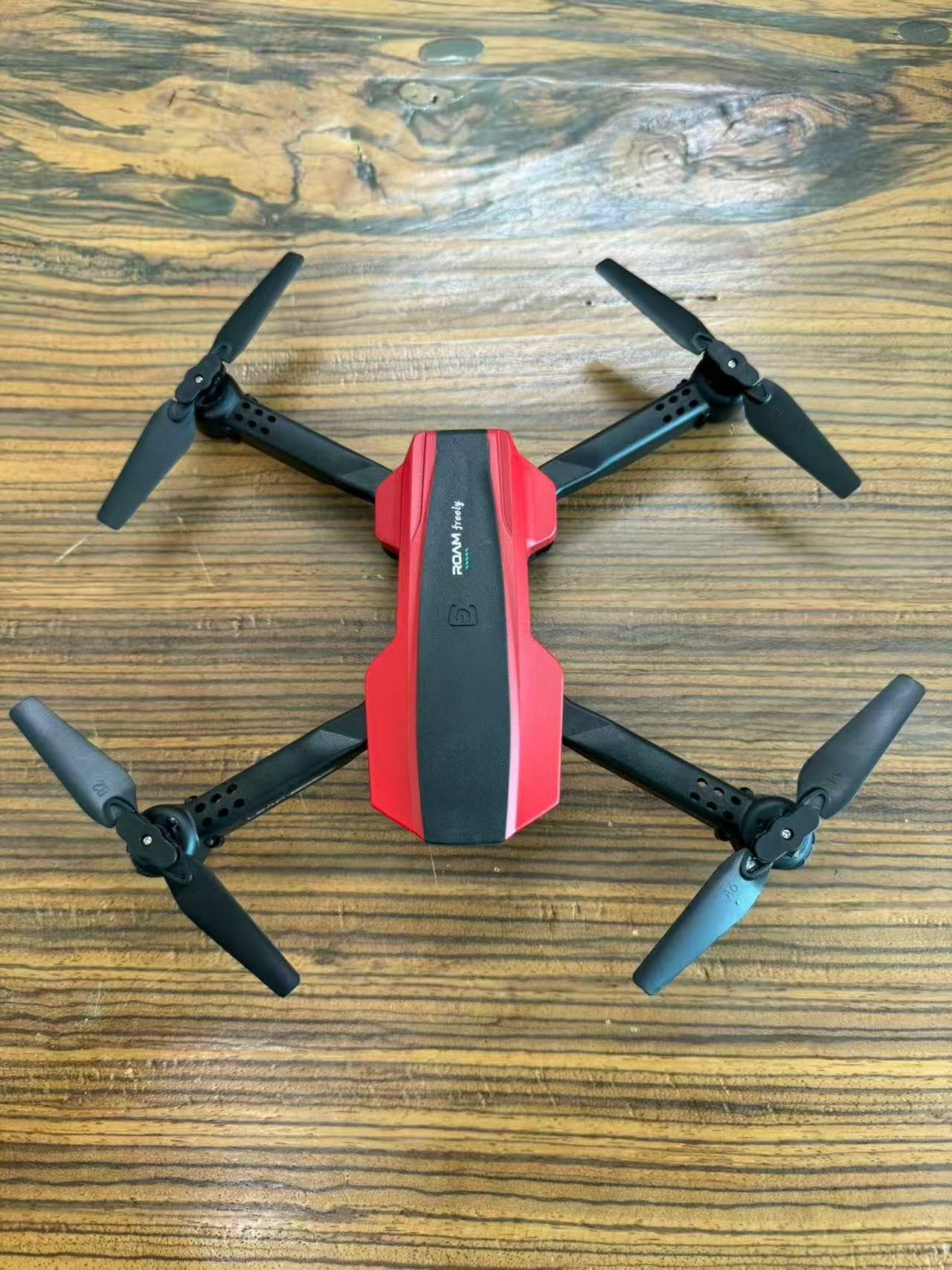 Drone with Camera 1080P, Foldable Mini Drone for Beginners & Adults, RC Quadcopter with Brushless Motor, Headless Mode & Auto Follow, 3D Flips, One Key Take Off/Landing, Under 249g (Sky red)