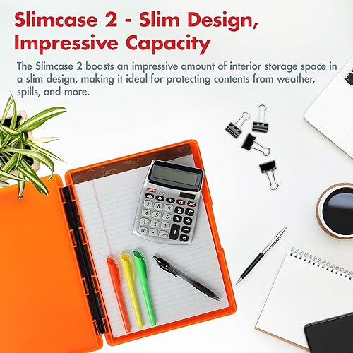 Miniatura 5 de Dexas Slimcase 2 3517-J2728 - Portapapeles de almacenamiento con apertura lateral, color azul real