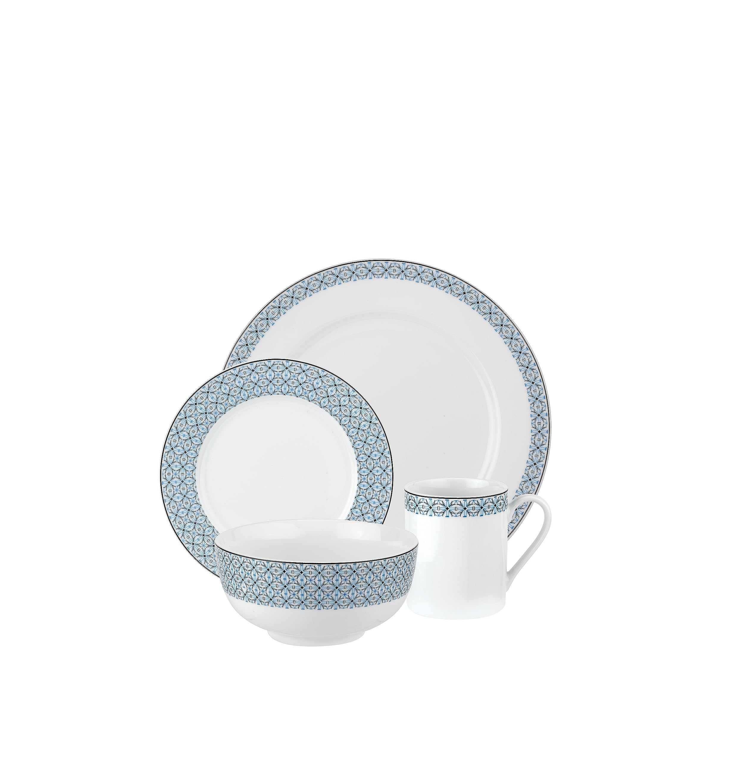 Portmeirion Home Mallorca 16 Piece Set Boxed Set