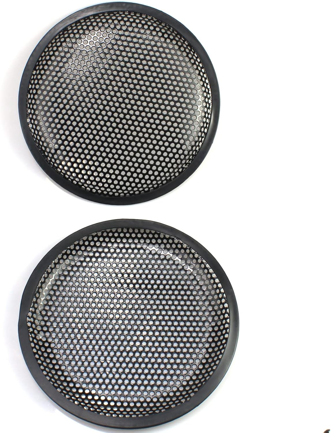 OZXNO 2 Pcs10 Inch Metal Mesh Speaker Grills Covers Subwoofer Grill Protective Case and Presser feet with Mounting Screws for Home Audio Car Speaker (Black) : Electronics