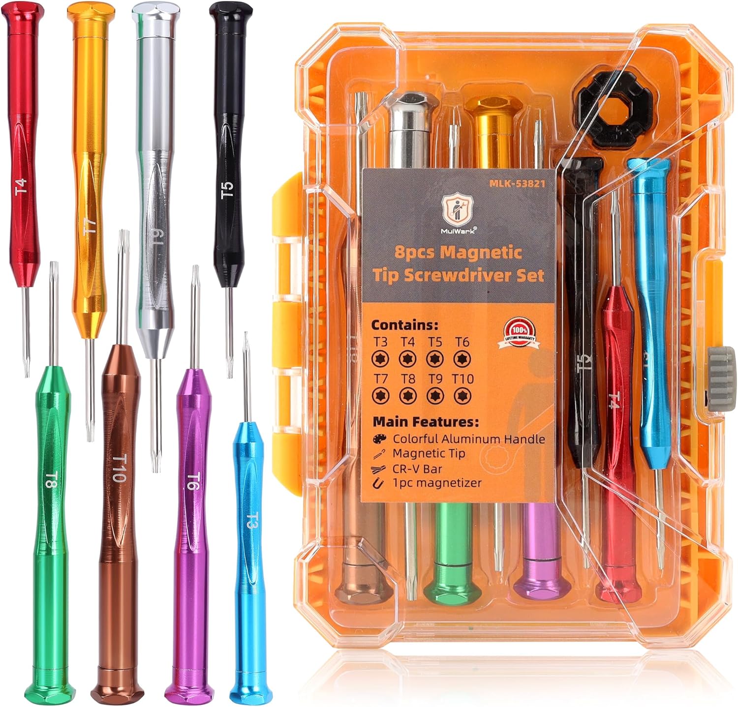 8pc Torx Screwdrivers Set