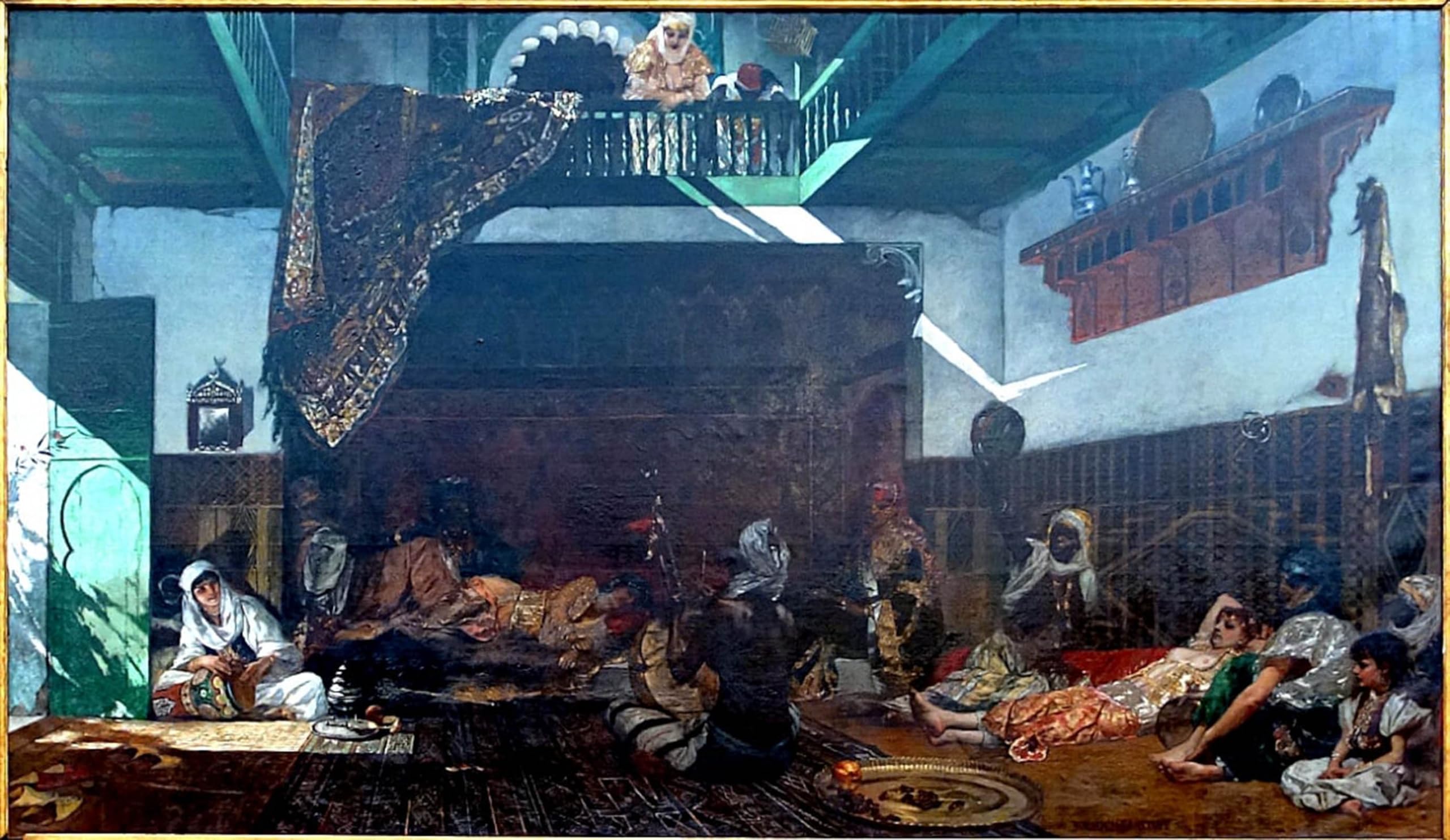 SERENDIPITP Vintage Picture Print on Canvas Wall Art Poster Famous Painting by Jean Benjamin Artwork Print Poster for Wall Decor 60x90cm