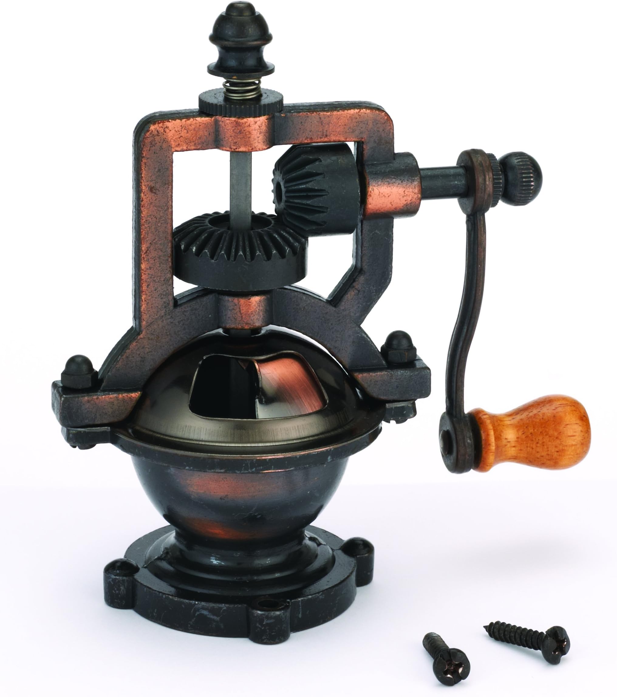 Woodturning Project Kit for Antique Hand Crank Pepper Grinder Mechanism by WoodRiver