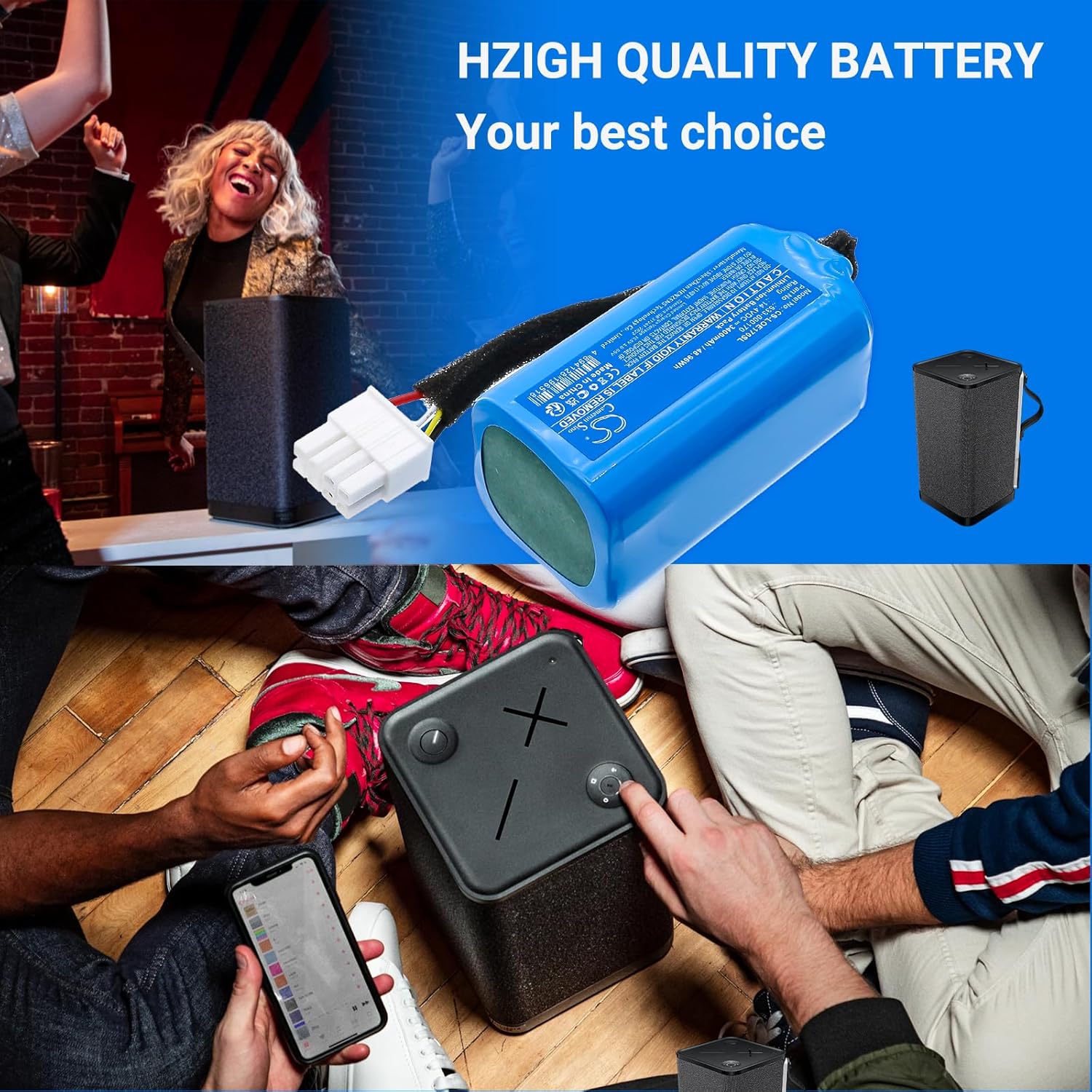 Replacement Battery Fit for Logitech S00175, UE Hyperboom, Ultimate Ears Hypeboom, Ultimate Ears hyperboom 3,533-000170(3400mAh)