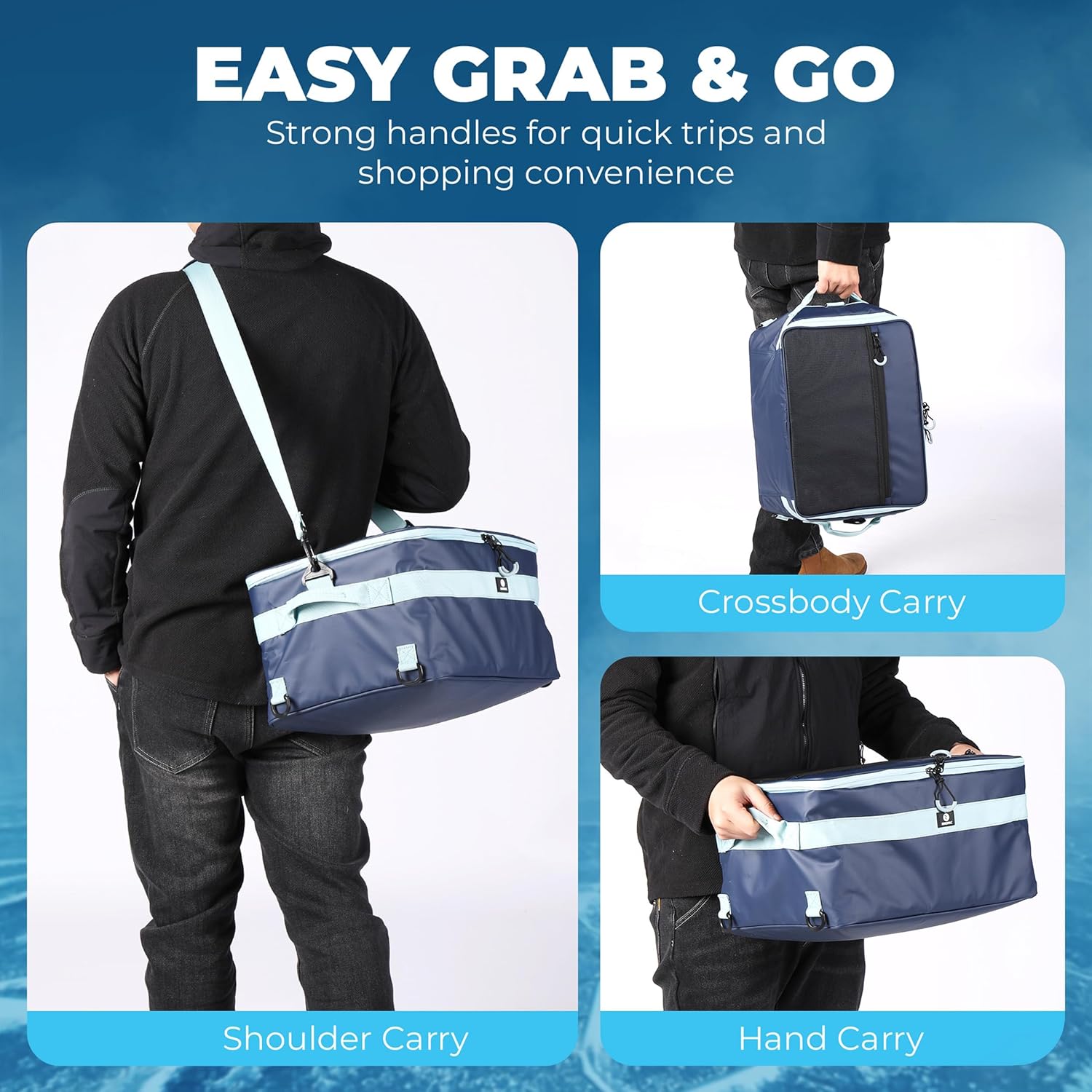 Insulated Cooler Bag – Heavy Duty Leakproof Soft Cooler