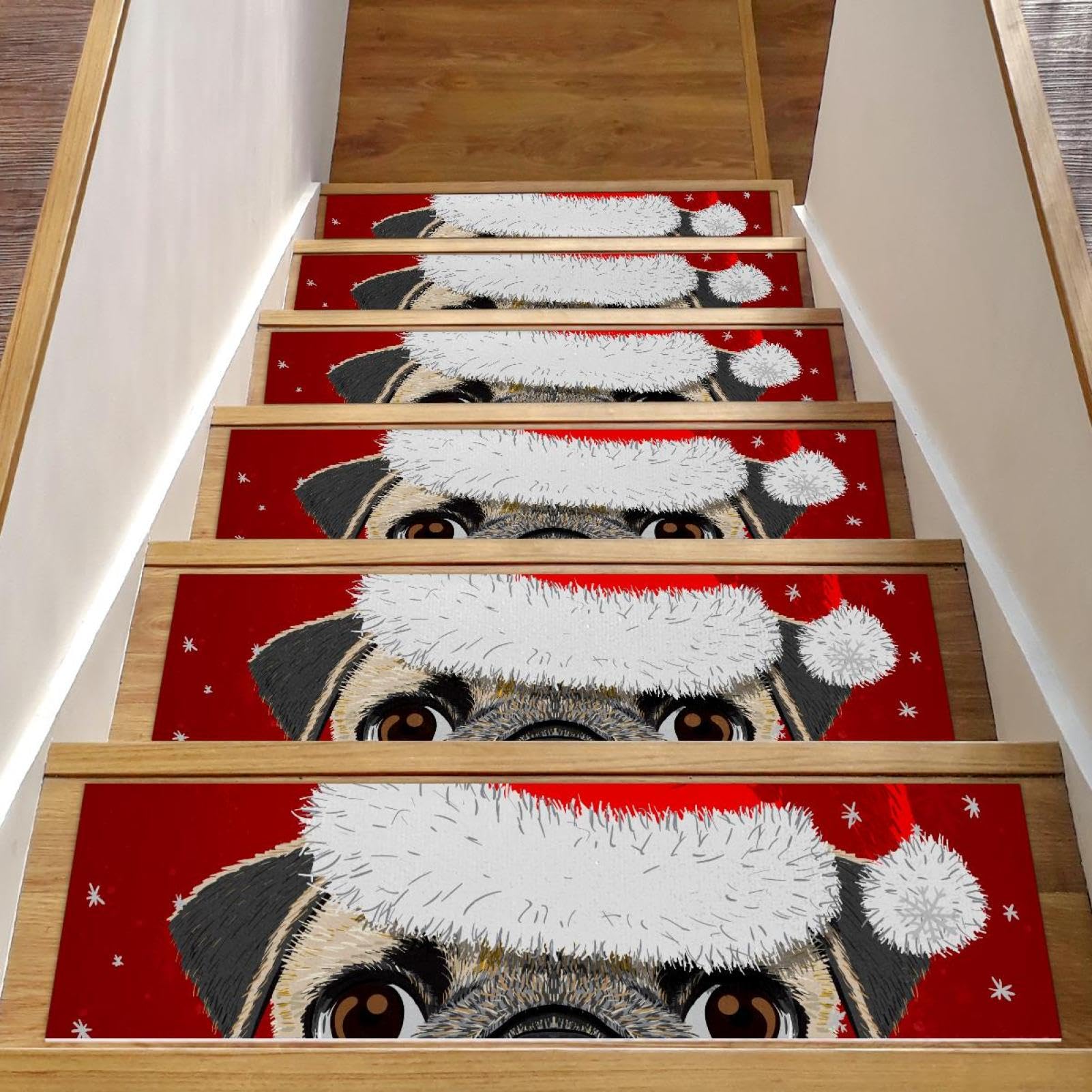 Alfombras de escaleras para perros y ancianos que evitan resbalones en casa