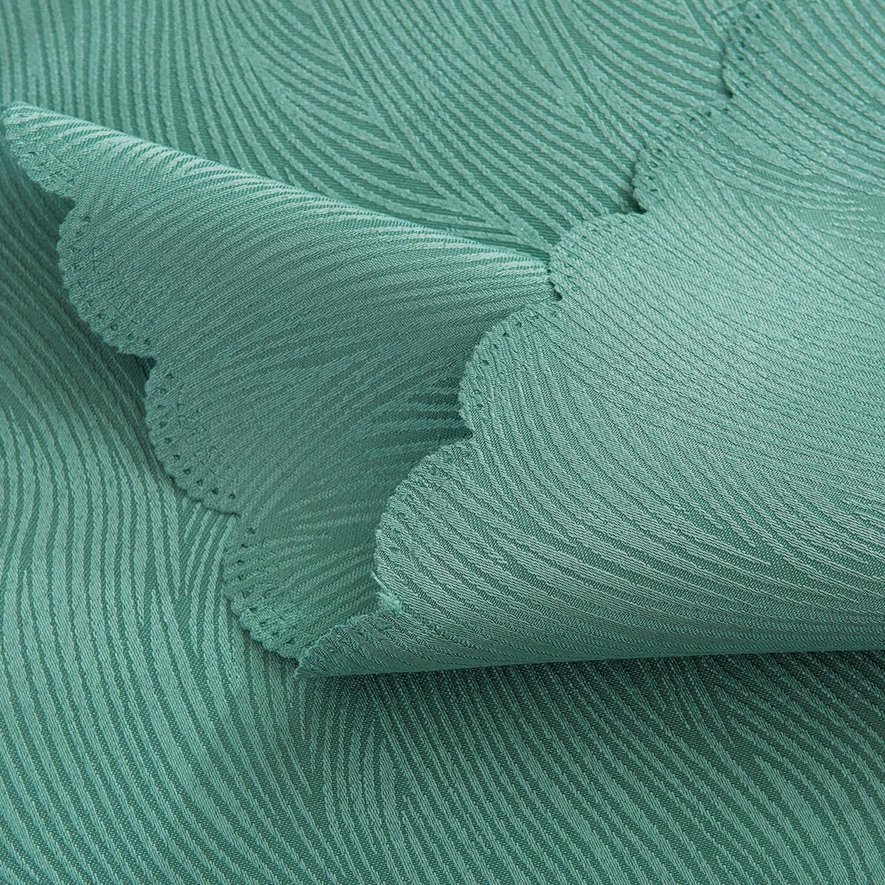 SPRICA Rond jacquard tafelkleed 160 cm waterbestendig effen