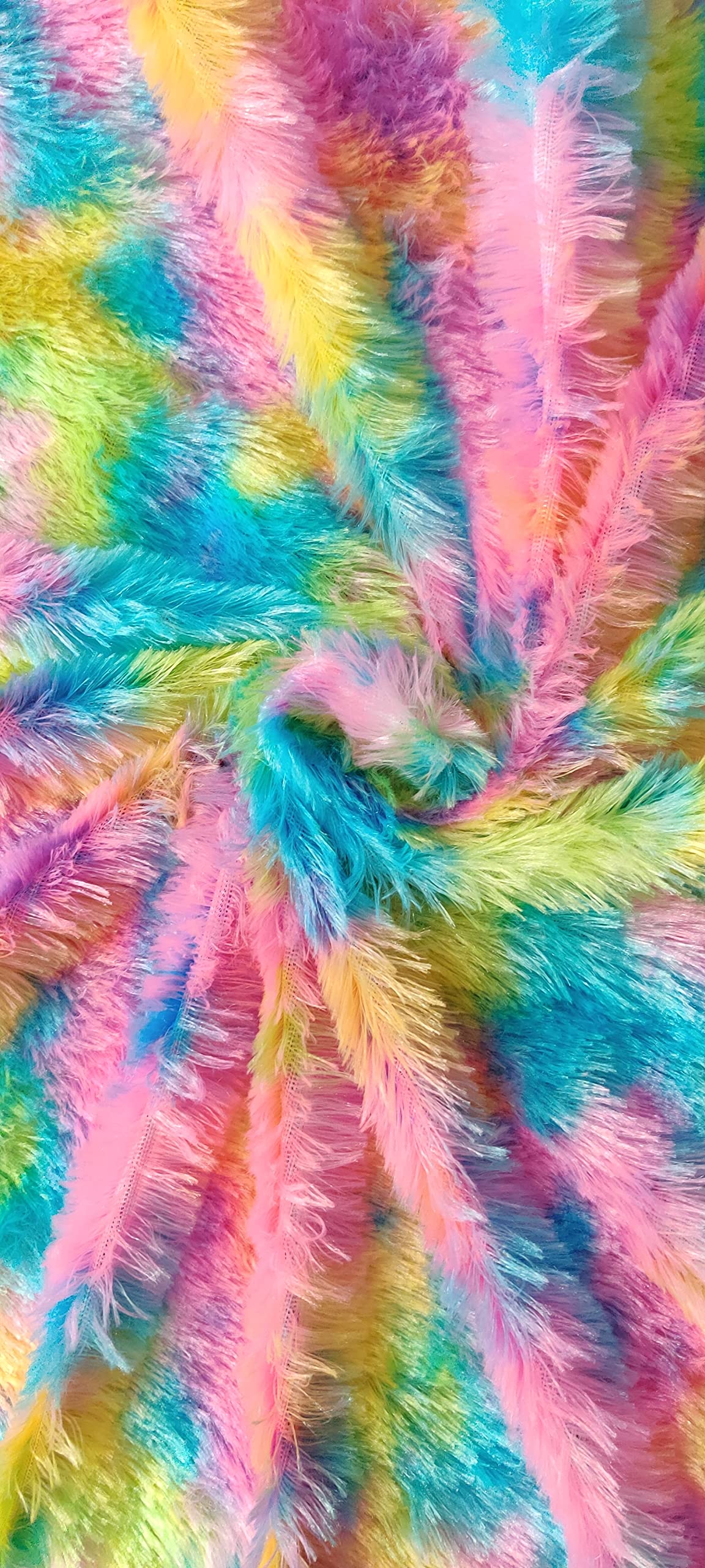 Yo Comfort Unstitched Super Soft Colorful Faux Fur Fabric Cloth Use for Making Soft Toys, Cushions, Dresses, Jackets, Decoration, Photoshoot, Home Furnishing Etc. (1M, Marvel Multicolor) (B0BFFXW9MC) Amazon Price History, Amazon Price Tracker