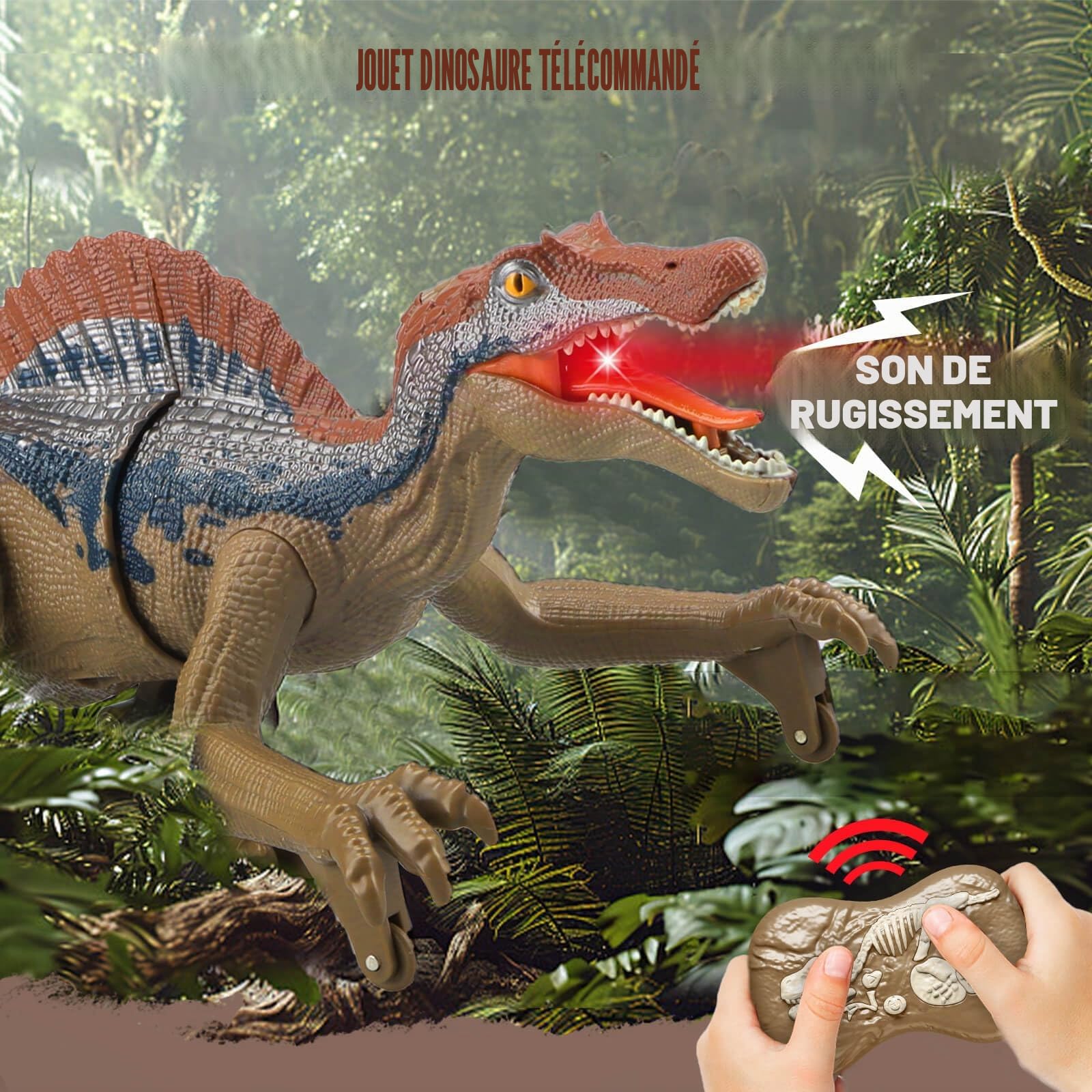 Aooess Jouets pour enfants de 3 à 8 ans: jouets de dinosaures télécommandés pour les âges 3 4 5 6 7 8 ans cadeaux pour enfants jouets pour enfants de 3 à 8 ans jouet robot dinosaure RC