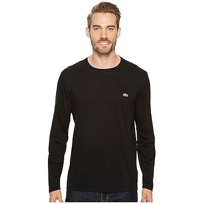 Lacoste Long Sleeve Pima Jersey Crew Neck T Shirt Men