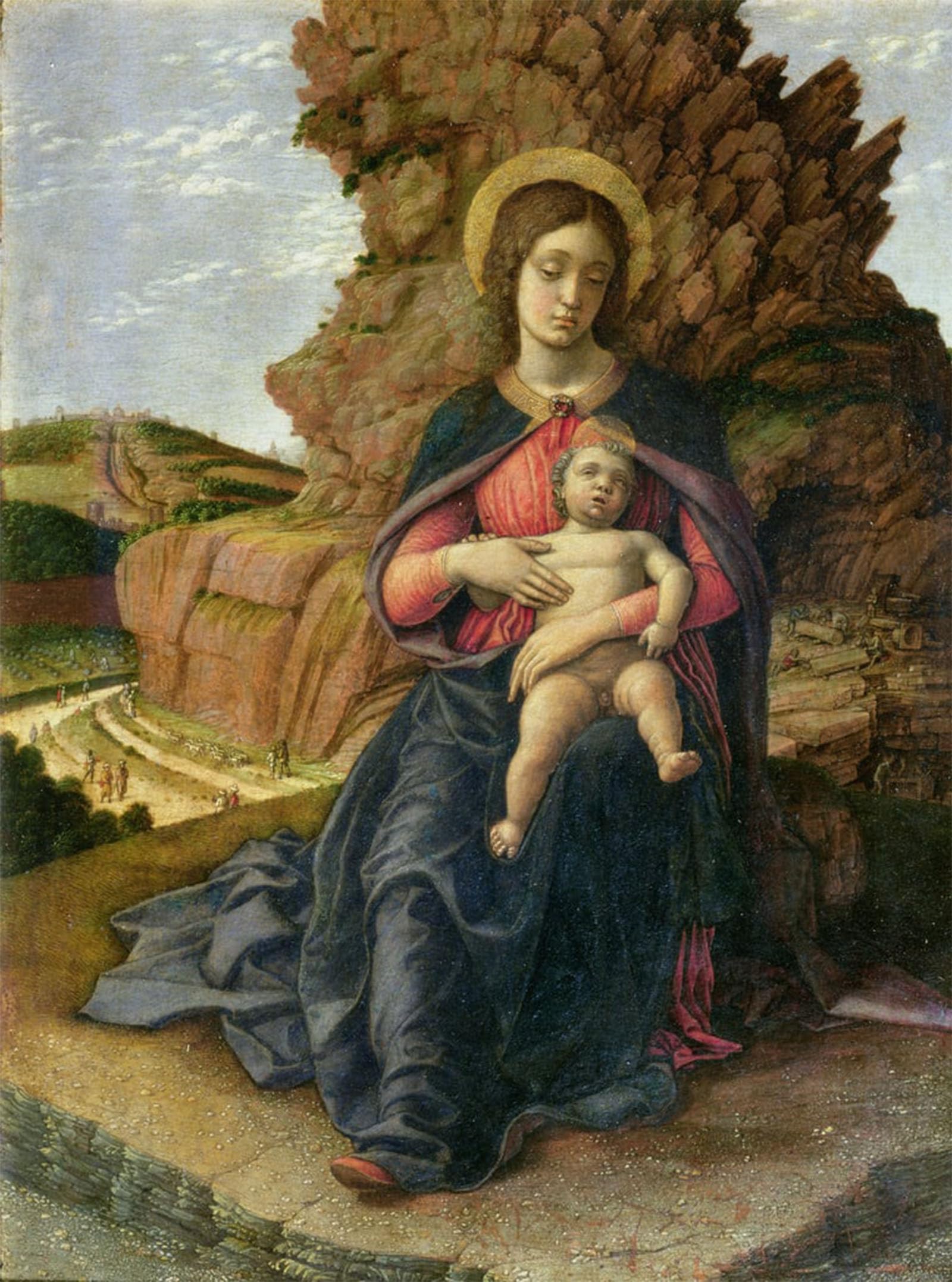 Cuadro de lienzo Andrea Mantegna para oficina en formato grande de 60x90cm 5