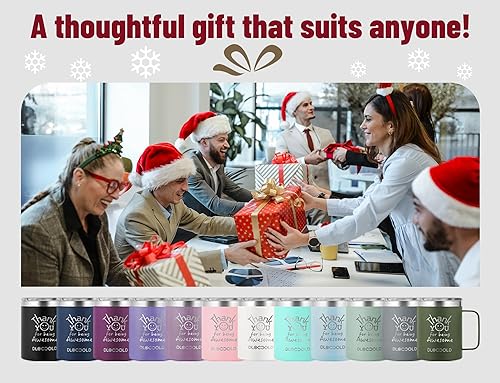 Miniatura 2 de DLOCCOLD Regalos de agradecimiento para hombres, taza de agradecimiento para compañeros de trabajo, día de cumpleaños o mujeres, agradecimiento a