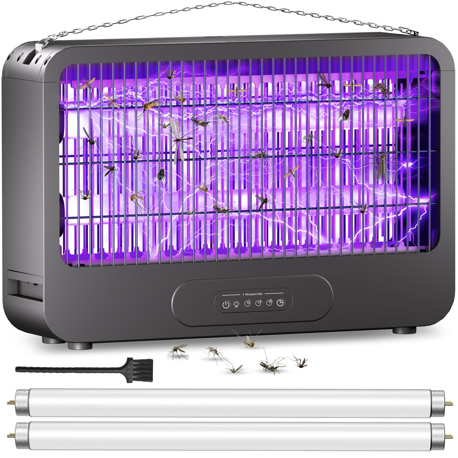 Photo 1 of Electric Bug Zapper Indoor, Mosquito Zapper with 2 Extra Replacement Bulbs, Fly, Mosquito Killer with Double-Voltage Grid 4000V, for Patio Yard Home Kitchen