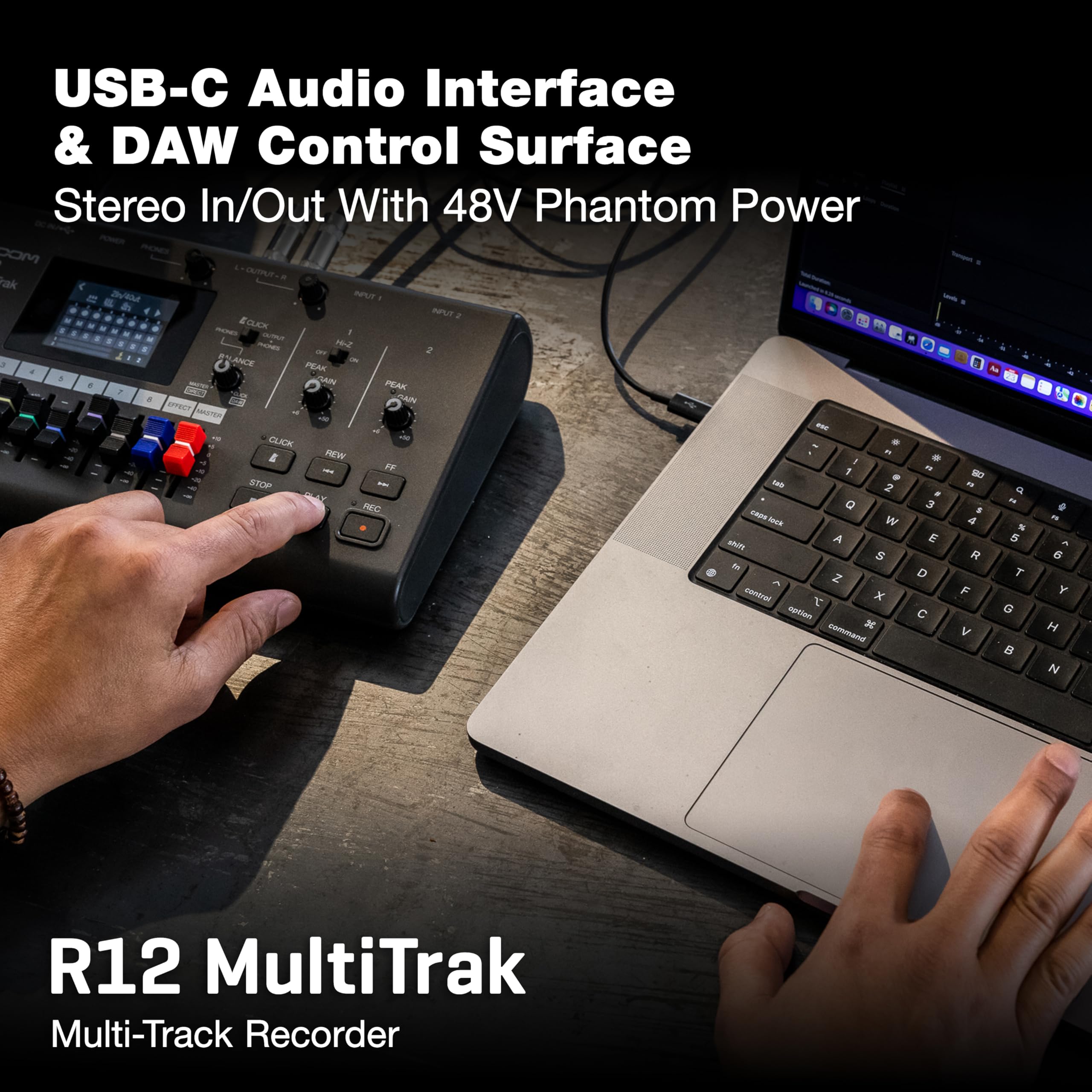 Amazon.com: Zoom R12 Multi-Track Portable Recorder for Musicians
