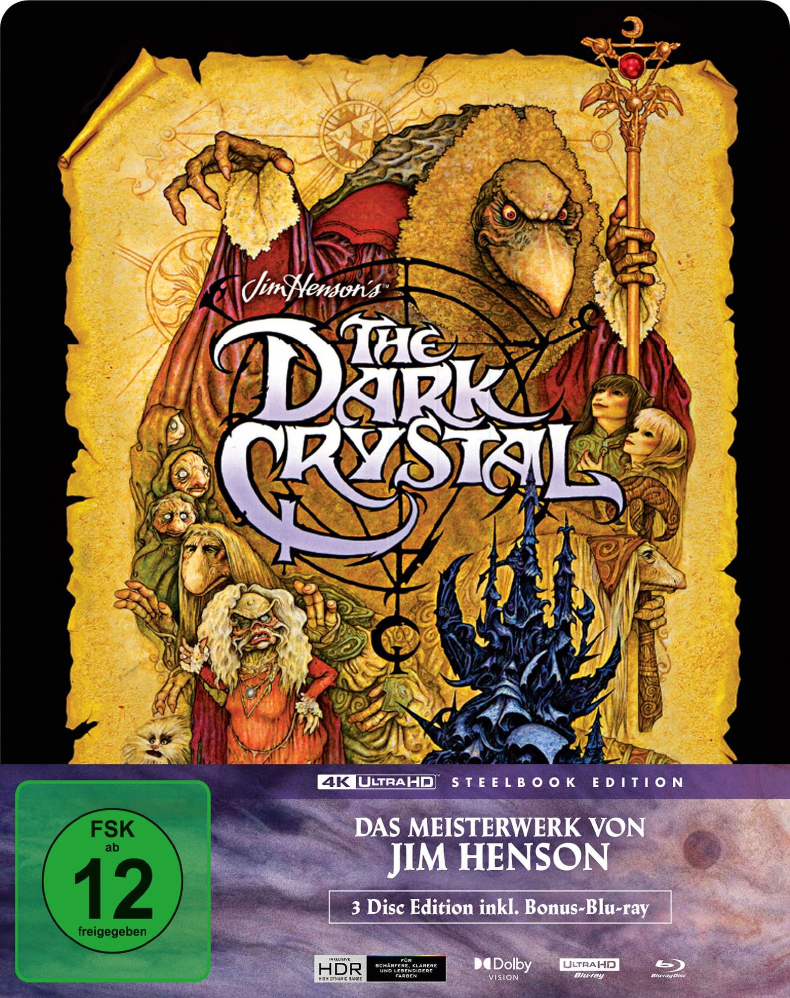 Der dunkle Kristall Steelbook 4K-UHD 2 Blu-rays